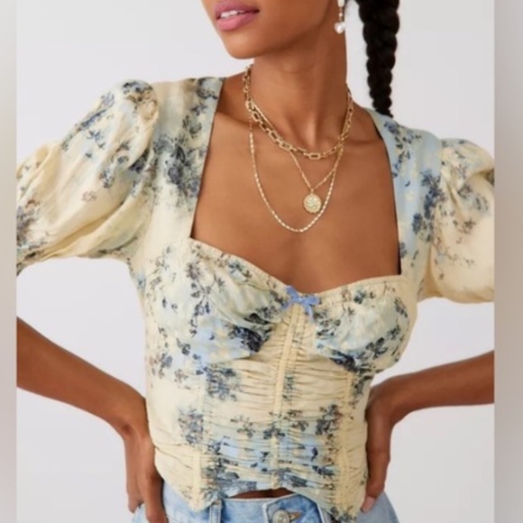 Urban Outfitters Tops - Urban Outfitters Cottagecore Blouse Size Medium Romantic Prairie